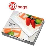 SousVide Supreme Quart Zip Pouch Bags, Set of 28