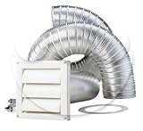 DRYER VENT HOOD ASSM 4 WHT