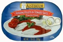 Herring Fillets in Tomato Sauce (Alstertor) 200g by parthenonfoods.com