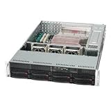 2U Rm 6025B Black Dual LGA771 1333MHZ 8HS Sata Fdd DVD 700W Rps