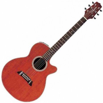 Takamine EF261SAN Noveau Gloss Antique Stain Acoustic-Electric Guitar with Case On Sale