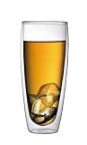 Bodum Pavina Double Wall 21oz X-LG Glass Tumbler 2 piece Set by Bodum