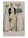 Evening Dresses for August 1808, from Le Beau Monde Or, Literary and Fashionable Magazine Art Giclee Poster Print, 18x24