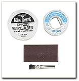 BERNZOMATIC SSW300PK 019639 3 oz. Solder Wire, 1 oz. Self Cleaning Soldering Paste Flux, Brush and Abrasive Cloth