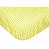 Tadpoles Basics 2-pc. Fitted Crib Sheet Set - Yellow Gingham