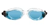  : Aqua Sphere Kaiman Swim Goggle (Small, Blue Lens/Transparent Frame)