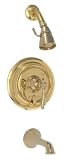 Jasco PTS P/C123 PB  Tub/Shower Set, Polished Brass