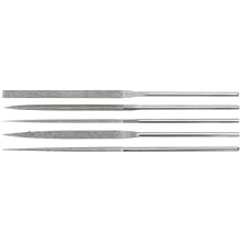 Strauss 5 Piece Needle File Set, Diamond Grit, Fine, 160mm Length