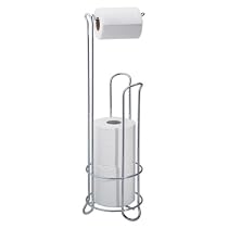 InterDesign Classico Roll Stand Plus Toilet Paper Holder