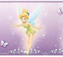 Tinkerbell - Girls Room Purple Wall Paper Border