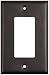 Stanley 824482 Home Designs Single GFCI Wall Plate with Screws 4-Pack, Oil-Rubbed Bronze #US10BL