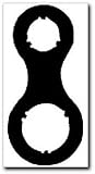 FJC Chrysler TXV to Evaporator (gold to black valve) Metal Gasket
