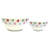 Cath Kidston Buttercup Large & Small Pudding Bowl Set Porcelain