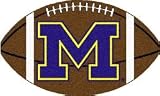 Michigan Wolverines 24x15 Small Football Rug