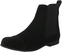 Mimic Copenhagen suede elastic boot M123712, Damen Klassische Stiefel, Schwarz (black), EU 39