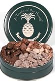 Trio Mix : Chocolate , praline , Honey Pecans Collector Green Tin