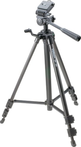 Velbon DF-40 Deluxe Lightweight Photo/Video Tripod with 3-Way Panhead and Quick Release Shoe