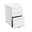 Iceberg 95213 Aspira Mobile Underdesk Pedestal File, Resin, 2 Box/1 File Drawers, Platinum