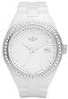 Adidas #ADH2123 Unisex Crystal Bezel Originals White Cambridge Analog Watch