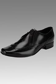 Autograph by Jeffery-West Leather Square Toe Wingtip Shoes [T03-1694-S]