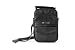 Black Leather Shoulder Man Bag Travel Organiser or Camera Bag with pocket with card slots on front