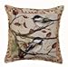 Simply Home Autumn Chickadee Tapestry Toss Pillow USA Made SKU: PTP869