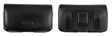 Black Leather Apple iPhone case / Pouch / Holster / Protector, 100% Leather