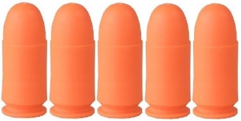 Tactical Deals Pack Of 5 Inert .45 G.A.P. GAP Glock Automatic Pistol Safety Trainer Cartridge Dummy Ammunition Ammo Shell Rounds