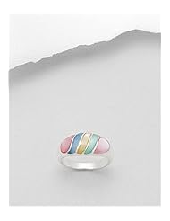 Shell Ring In 92.5 Sterling Silver
