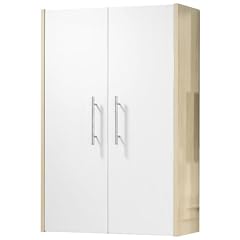 Fackelmann 82042 DOMINO H�ngeschrank 2-t�rig, H/B/T 90x60x24 cm