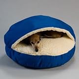 Small Cozy Cave Pet Bed - Royal Blue