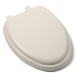 Buy Comfort Seats C1B5E2-01 Deluxe Soft Toilet Seat with Wood Cores, Elongated, Bone by Comfort Seats