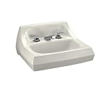 Kohler K-2006-96 Kingston Wall-Mount Lavatory Biscuit