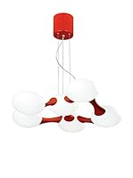 Light&Design Lámpara De Suspensión Milan Rojo