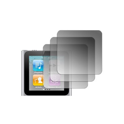 EMPIRE 3 Pack of Screen Protectors for Apple iPod Nano 6 / 6th Generation