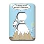 Rich Diesslins Funny Cow Cartoons - Cow Guru - Cow Incidents - Light Switch Covers - 2 plug outlet cover