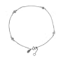 Sparkling CZ's By The Yard Anklet