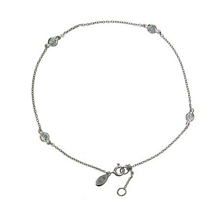 Eve's Addiction Sparkling CZ's By The Yard Anklet