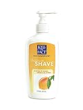 Kiss My Face Peaches & Creme Moisture Shave, 11-Ounce Pumps (Pack of 4)