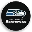 Seattle Seahawks Black Tire Cover - Football Sports Merchandise