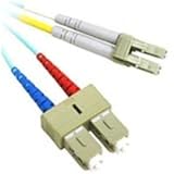 Cables to Go - Patch cable - LC multi-mode (M) - SC multi-mode (M) - 33 ft - fiber optic - 50 / 125 micron - aqua