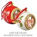 Round Porcelain Photo Ornament (Red/White Assorted)