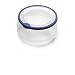 Rubbermaid FG5191RDBLUE Flex & Seal Divided Round  Food Storage Container