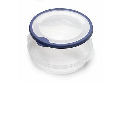 Rubbermaid FG5191RDBLUE Flex & Seal Divided Round Food Storage Container