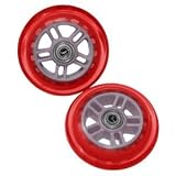 Razor Scooter Replacement Wheels Set with Bearings (Red)