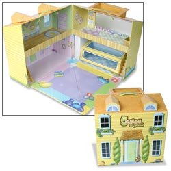 <b>5-sies Quintuplets 2-Story Dollhouse Play Set</b>