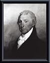 Art Poster Metal Framed Print - President James Monroe - Artist: National Archive- Poster Size: 10 X 8