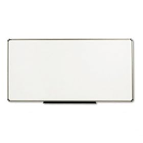 Quartet TE568T Quartet Total Erase Marker Board, 96 x 48, White, Euro-Style Aluminum Frame by Quartet