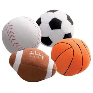 Gund Mini Pros Rattling Balls Soft Toys by Gund