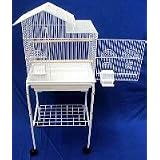 Canary Parakeet Cockatiel LoveBird Finch Cage Vila Top - 18x14x46 With Stand On Wheels,... by Xtreme-Cage